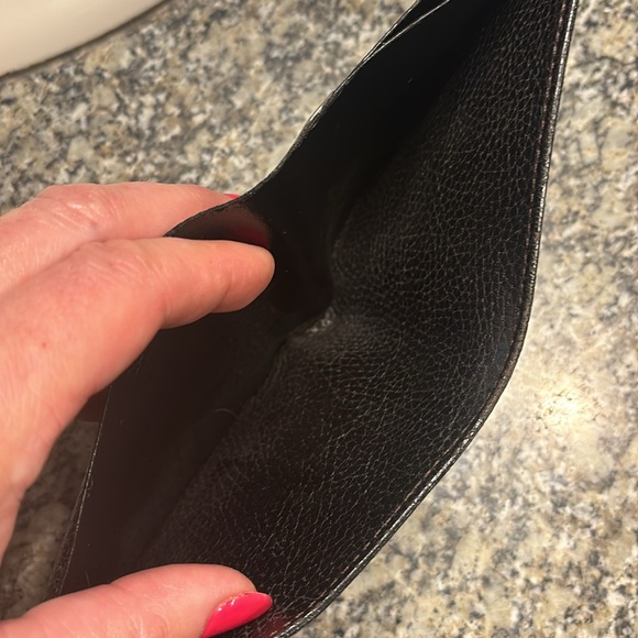 Cartier Mens pre-loved bifold wallet black pebble leather - Picture 6 of 9